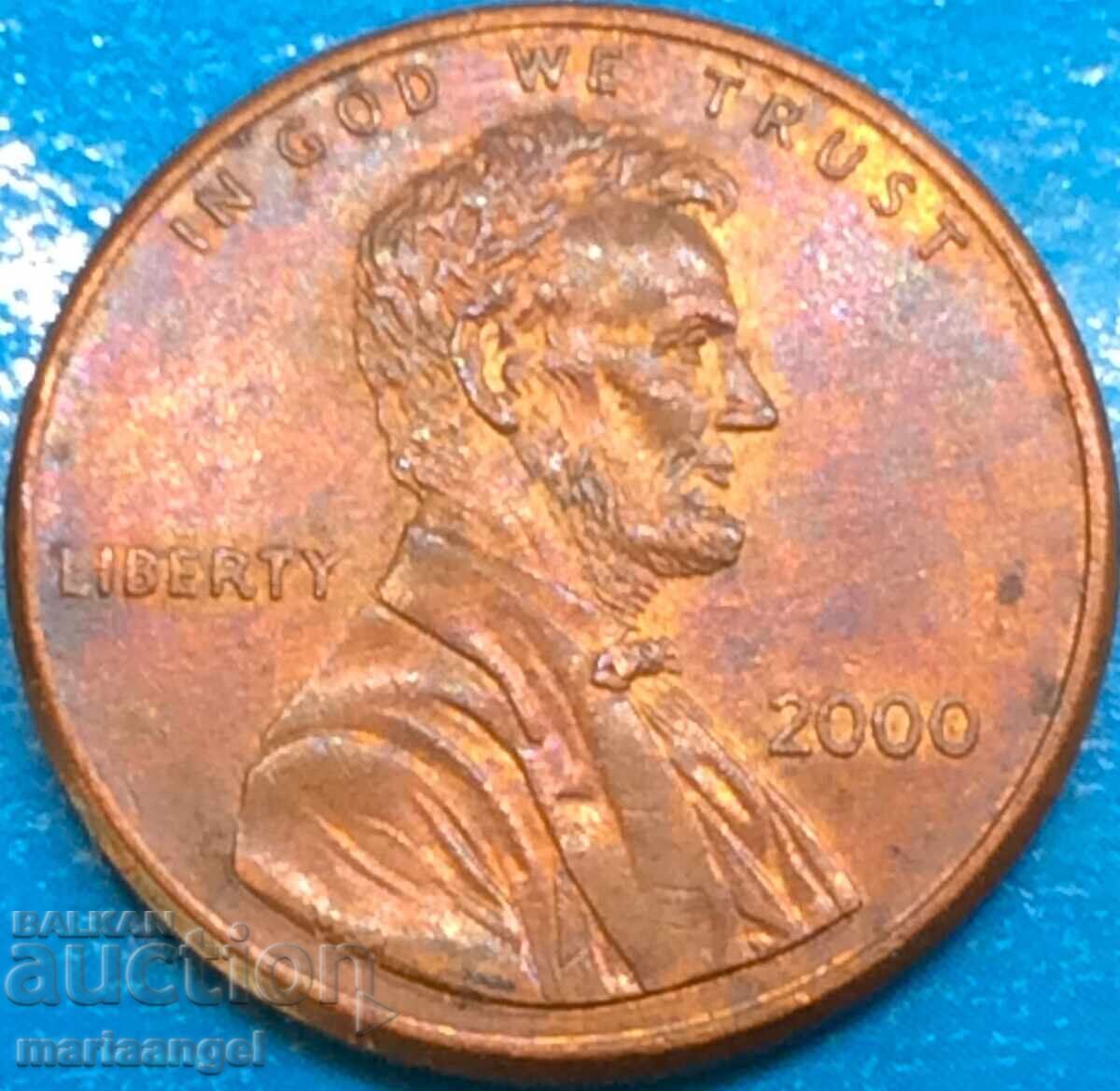USA 1 Cent 2000 Liberty Lincoln USA 1 Cent 2000 Liberty Lincoln