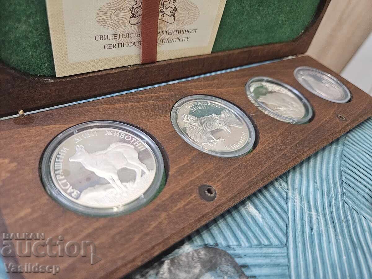 Endangered Wild Animals Lot Silver Coins with price 550.00 BGN | € 281.21 Endangered Wild Animals Lot Silver Coins with price 550.00 BGN | € 281.21