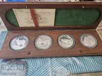 Endangered Wild Animals Lot Silver Coins