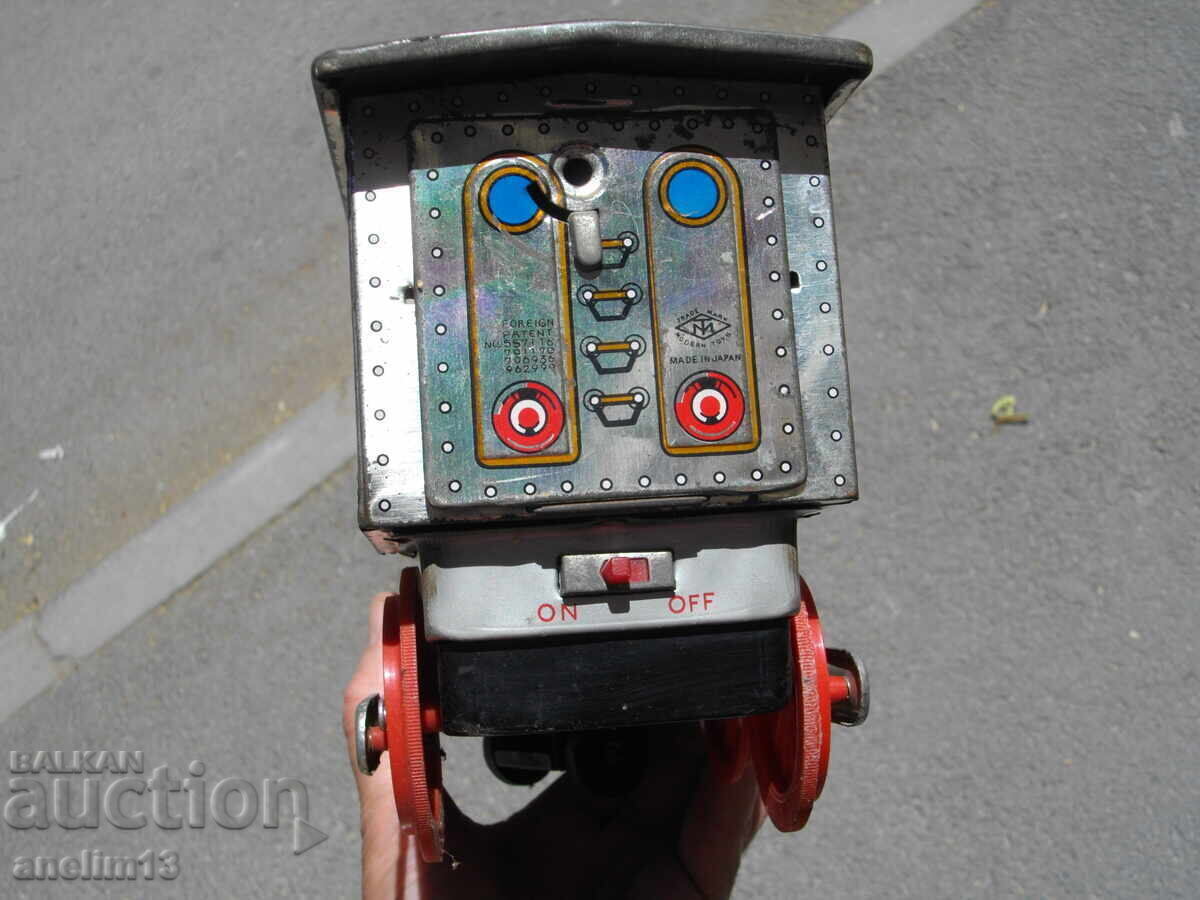 VECHI JUCĂRIE DIN TABLĂ TREN LOCOMOTIVĂ JAPAN - 5