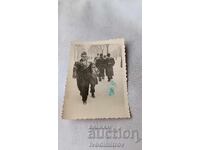 Sofia Photo: Man and Girl on a Winter Walk in 1942