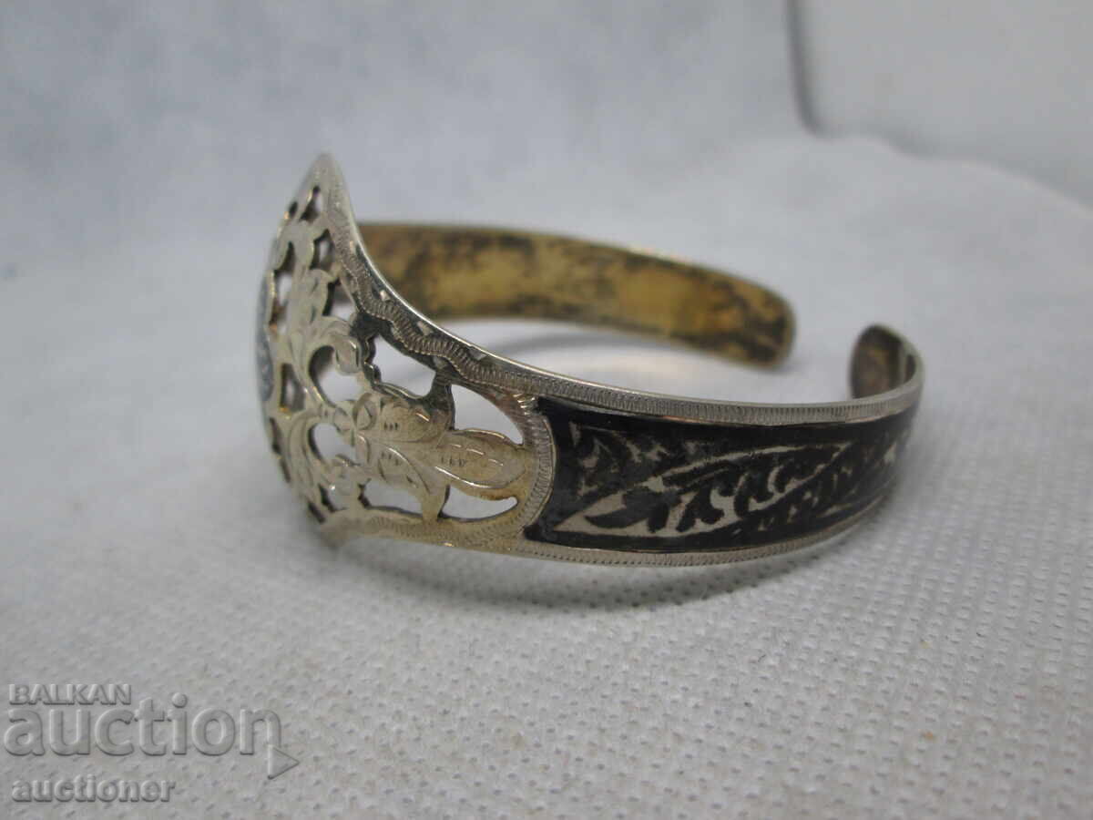 SILVER BRACELET, OPENWORK FLORAL PATTERN with price € 100.00 | 195.58 BGN