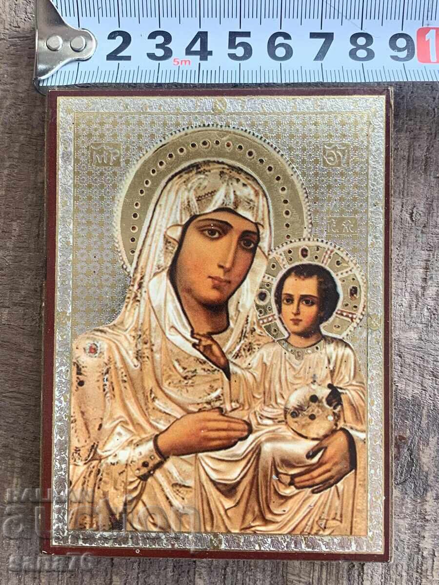 Small home icon of the Holy Mother of God and the Child with price 10.00 BGN | € 5.11