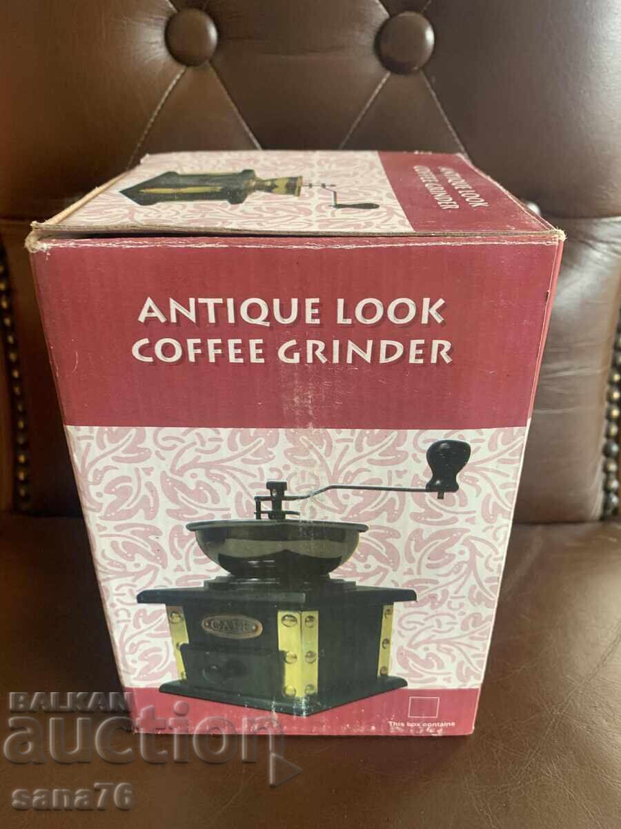New retro porcelain grinder, coffee mill (with box) - 5