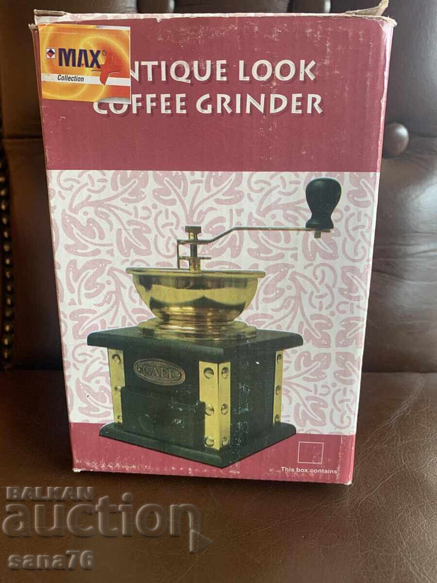 New retro porcelain grinder, coffee mill (with box) - 6