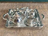 Miniatură metalică unică - Set de cafea