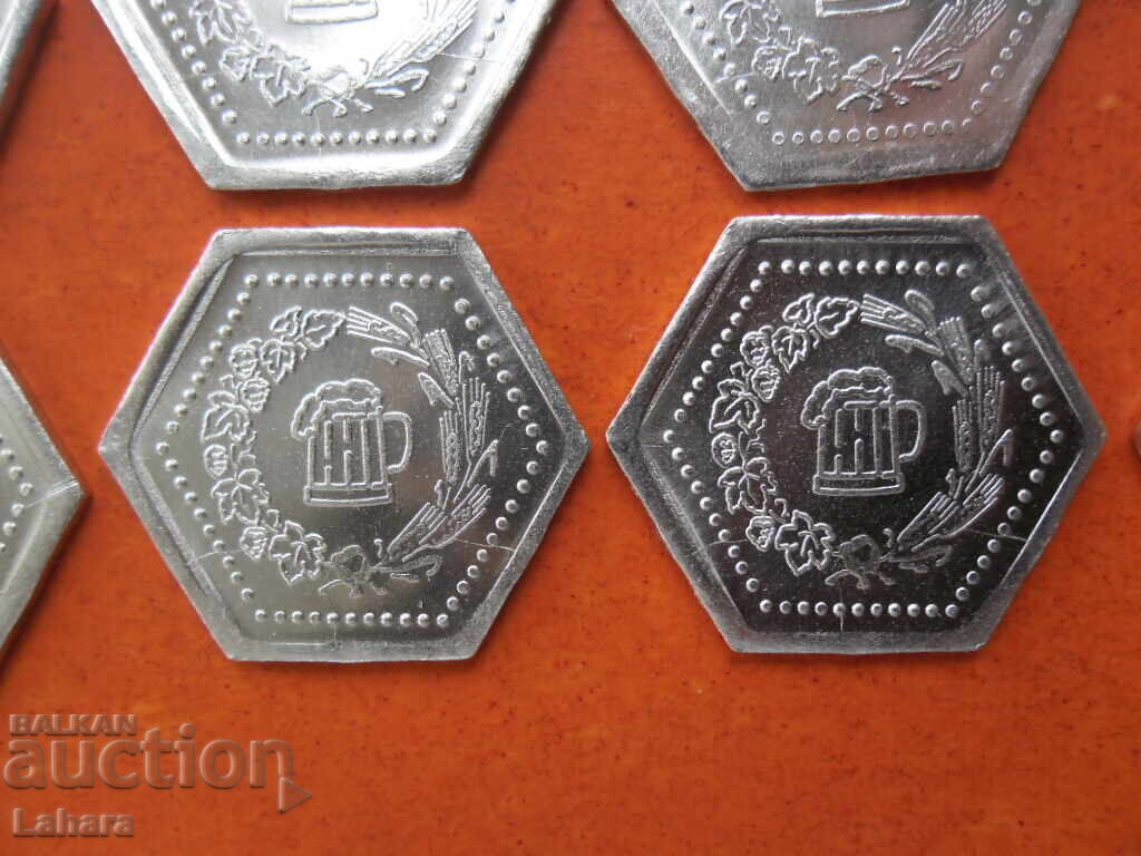 Delivery of Beer tokens 12 pieces, token Delivery of Beer tokens 12 pieces, token
