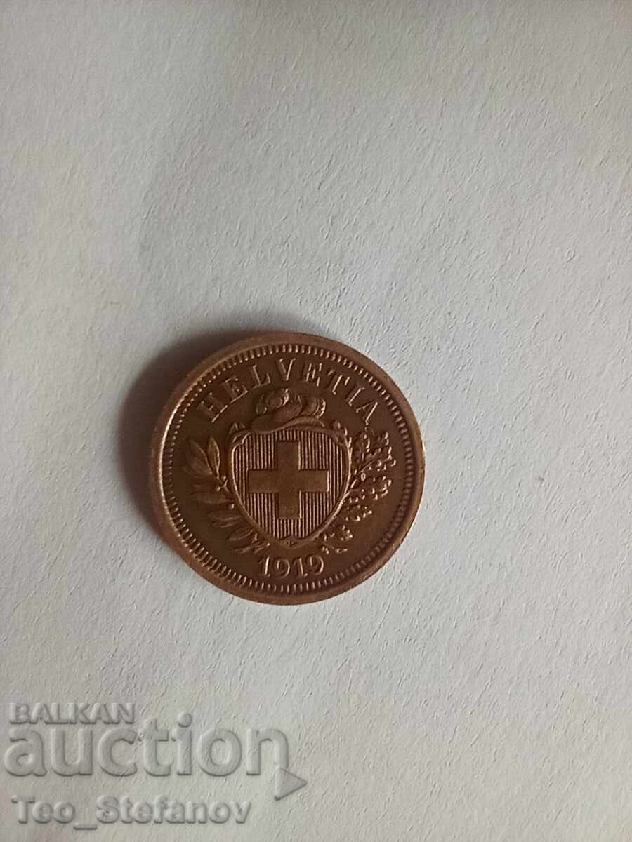 1 рапен 1919 UNC Швейцария 1 рапен 1919 UNC Швейцария