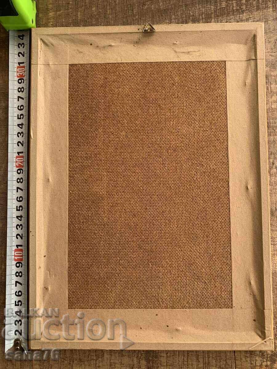 Litografie veche de Qi Baishi - Clopote de vânt - 6