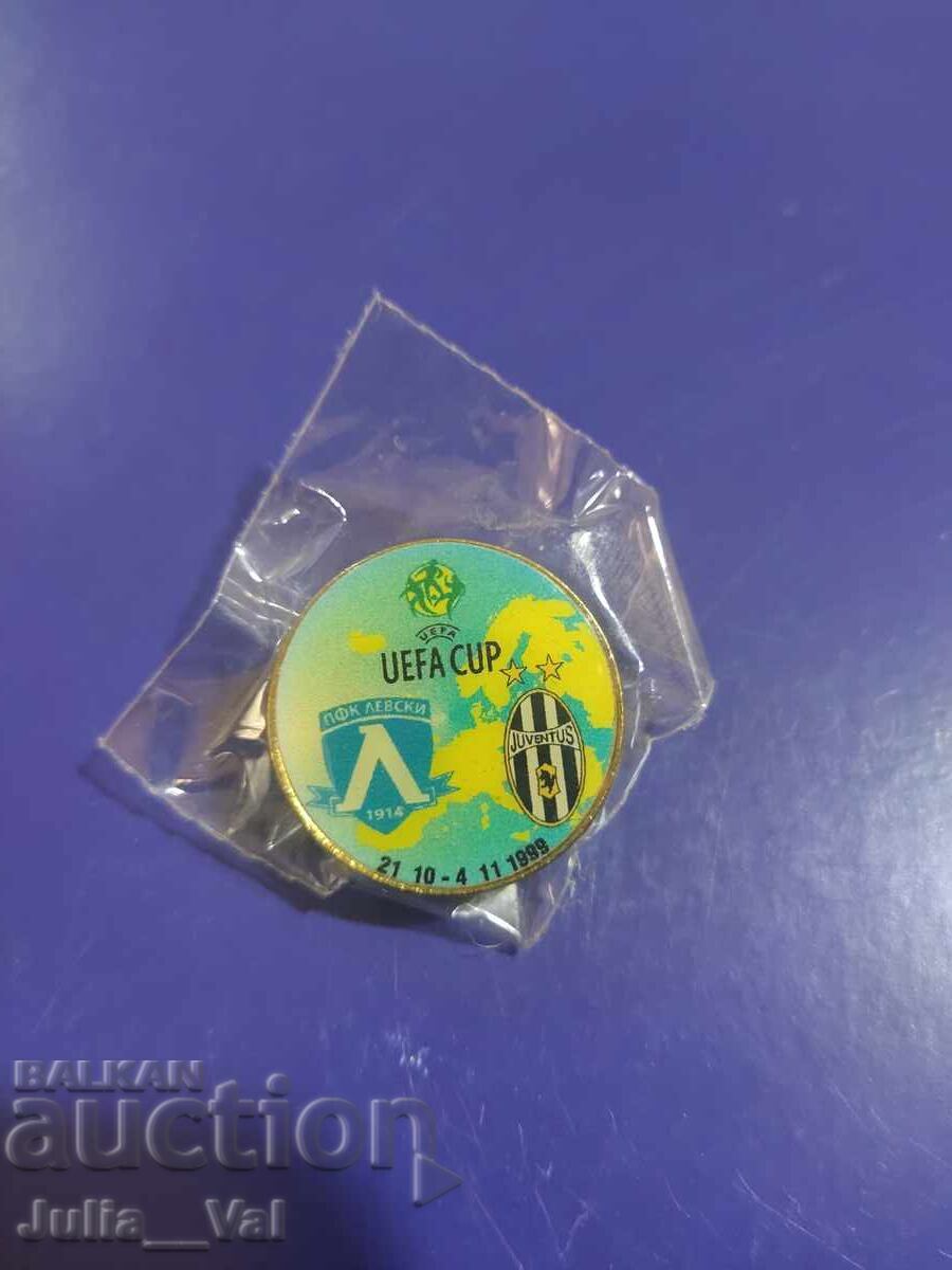 PFC Levski - Juventus - 1999 Badge PFC Levski - Juventus - 1999 Badge