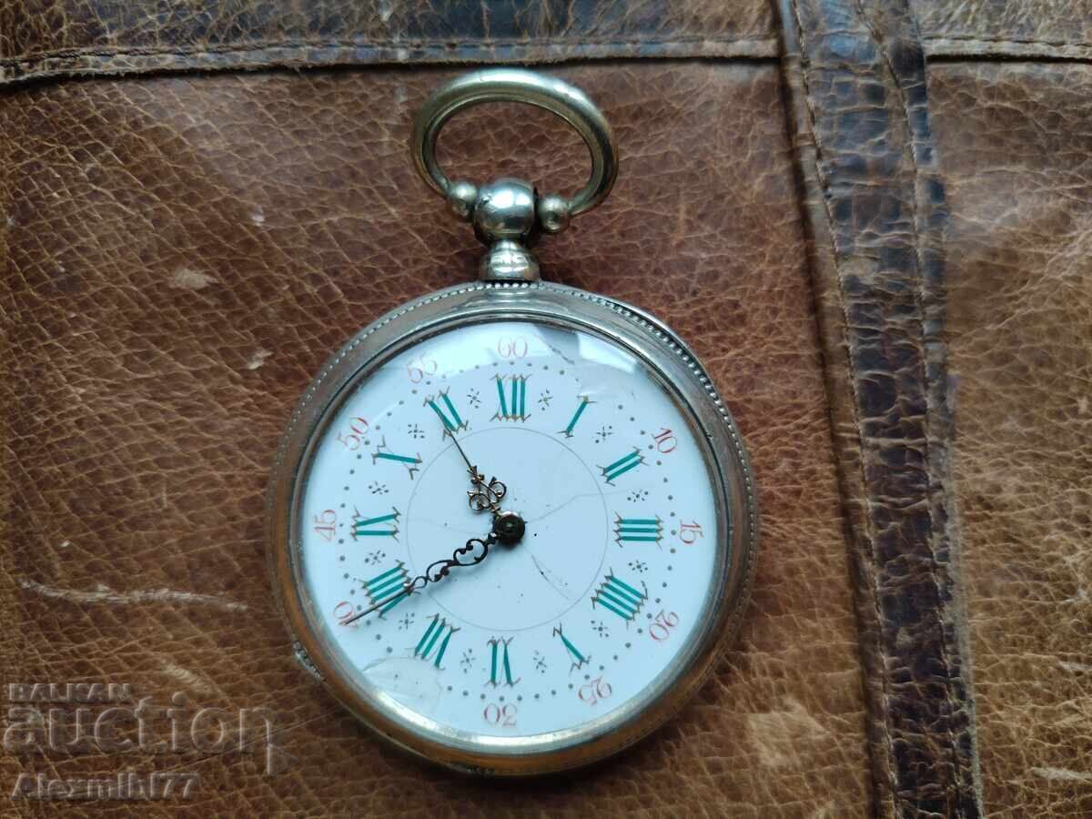 Silver Pocket Watch - Working - 5