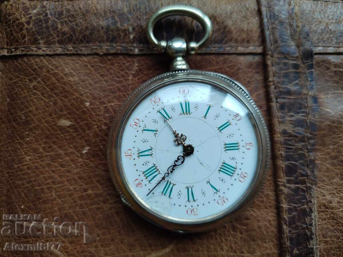 Silver Pocket Watch - Working - 6