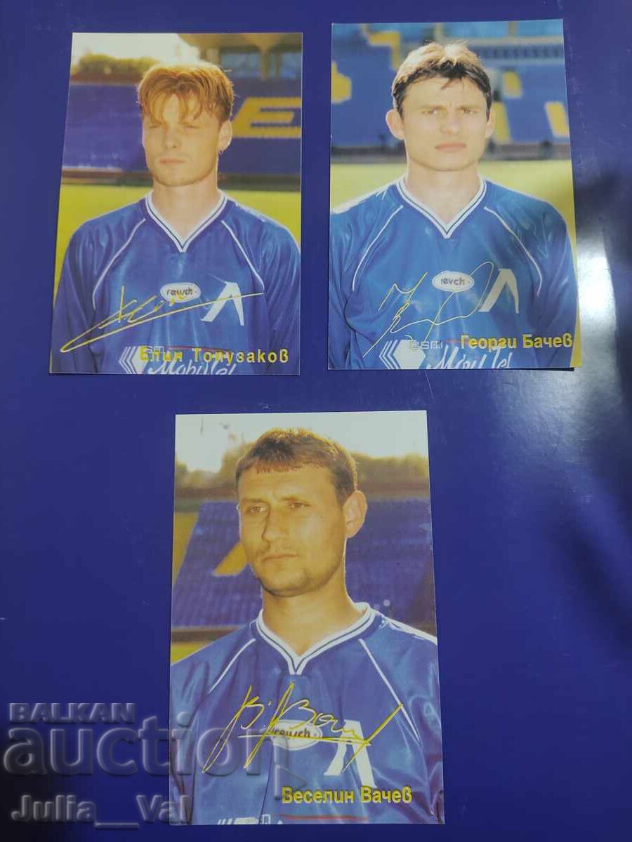 Livrarea PFC Levski - 15 cărți poștale cu autografe Livrarea PFC Levski - 15 cărți poștale cu autografe