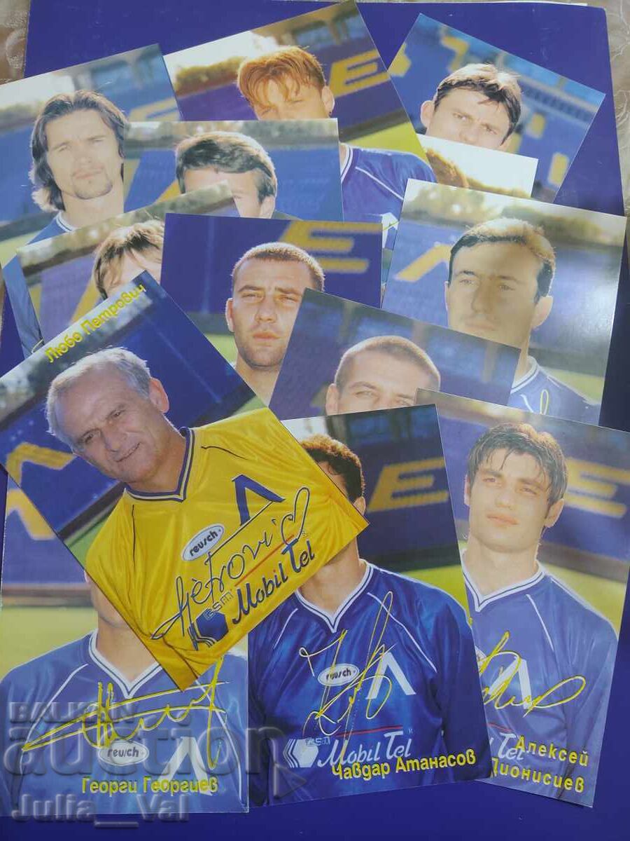PFC Levski - 15 cărți poștale cu autografe - 5 PFC Levski - 15 cărți poștale cu autografe - 5
