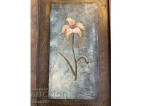 Μεγάλη όμορφη ζωγραφιά νεκρής φύσης-Λουλούδι 60/40εκ