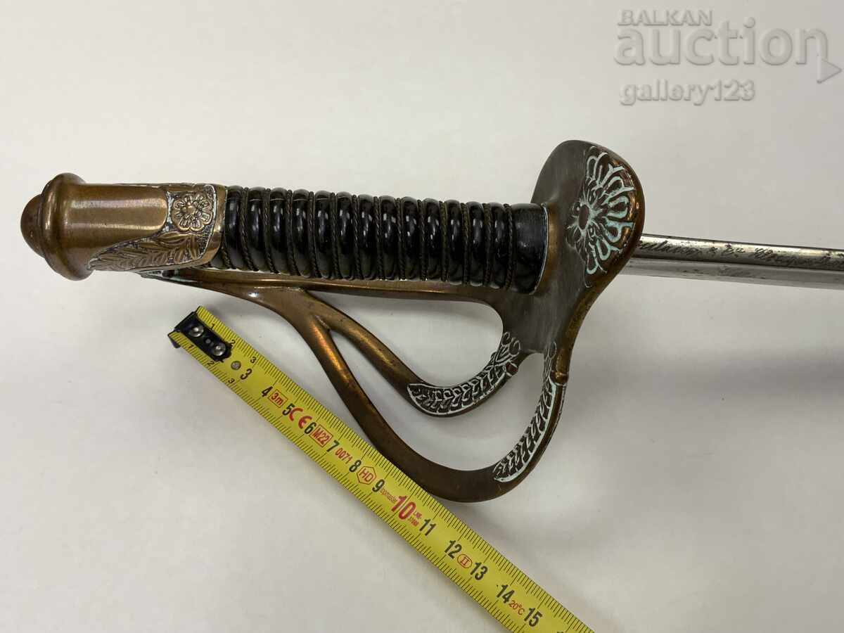 Delivery of French battle saber