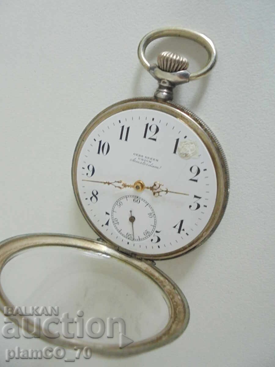 Auction  No. 8322 Old Pocket Silver Watch UNION ANCRE