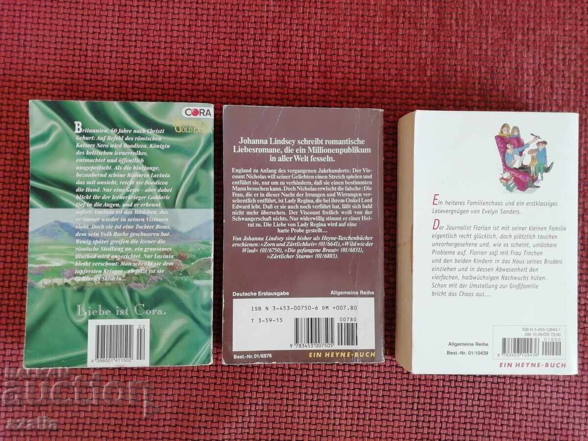 3 books in German with price 19.00 BGN | € 9.71