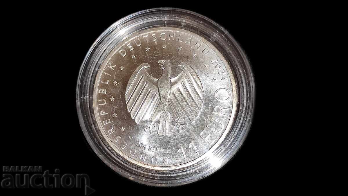 Germany 11 Euro 2024 European Football Championship Silver with price 43.00 BGN | € 21.99