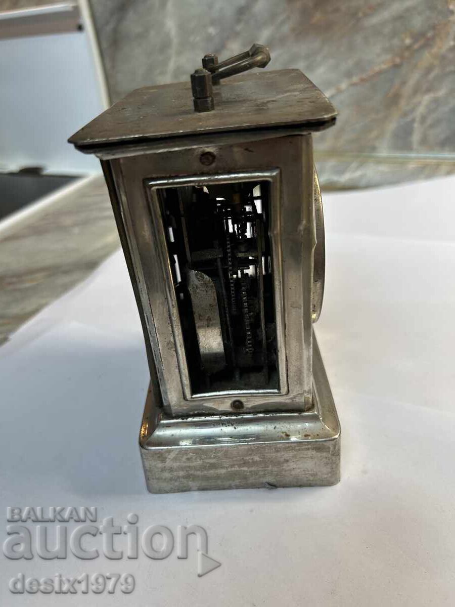 Auction  German mechanical table clock with lantern Joker from 1920