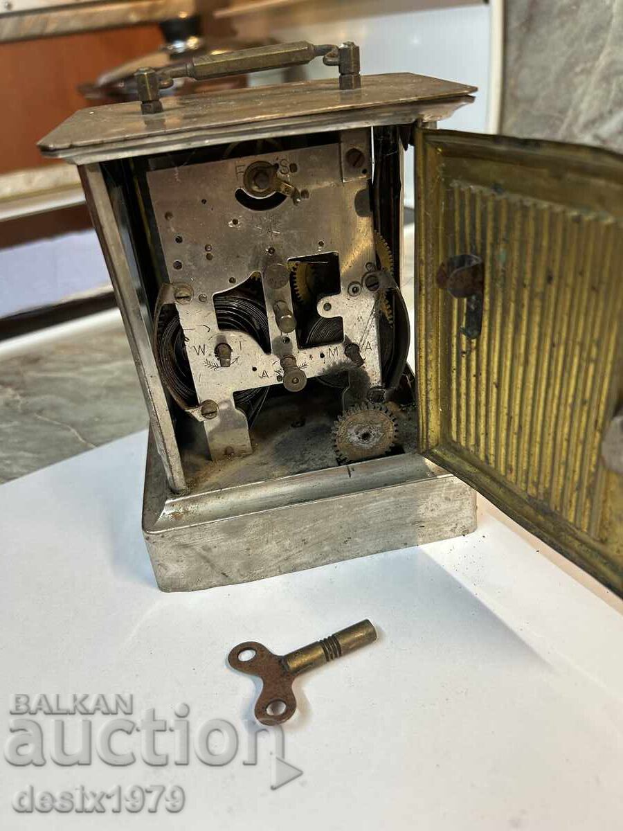 German mechanical table clock with lantern Joker from 1920 - 7