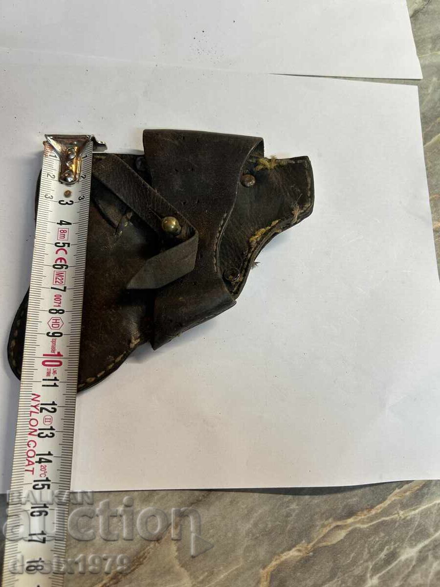 Auction  Very old leather holster