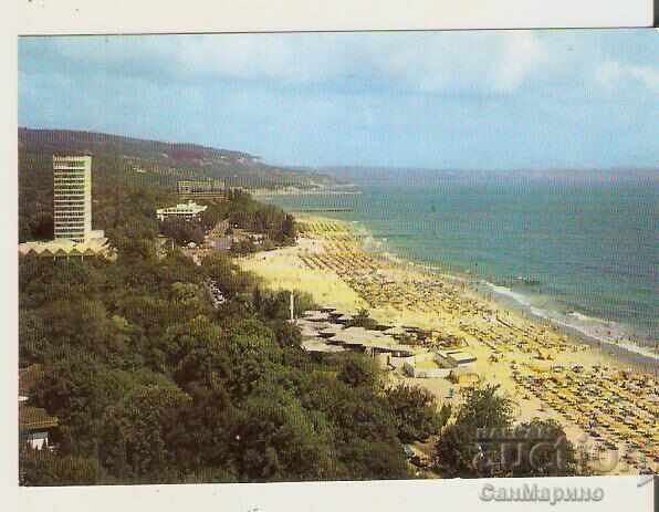 Καρτ ποστάλ Βουλγαρία Βάρνα Χρυσή Ακτή Θέα 77*