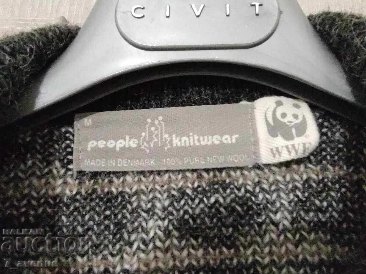 Women's Cardigan with Zipper, 100% New Wool 18.10.25 - 5