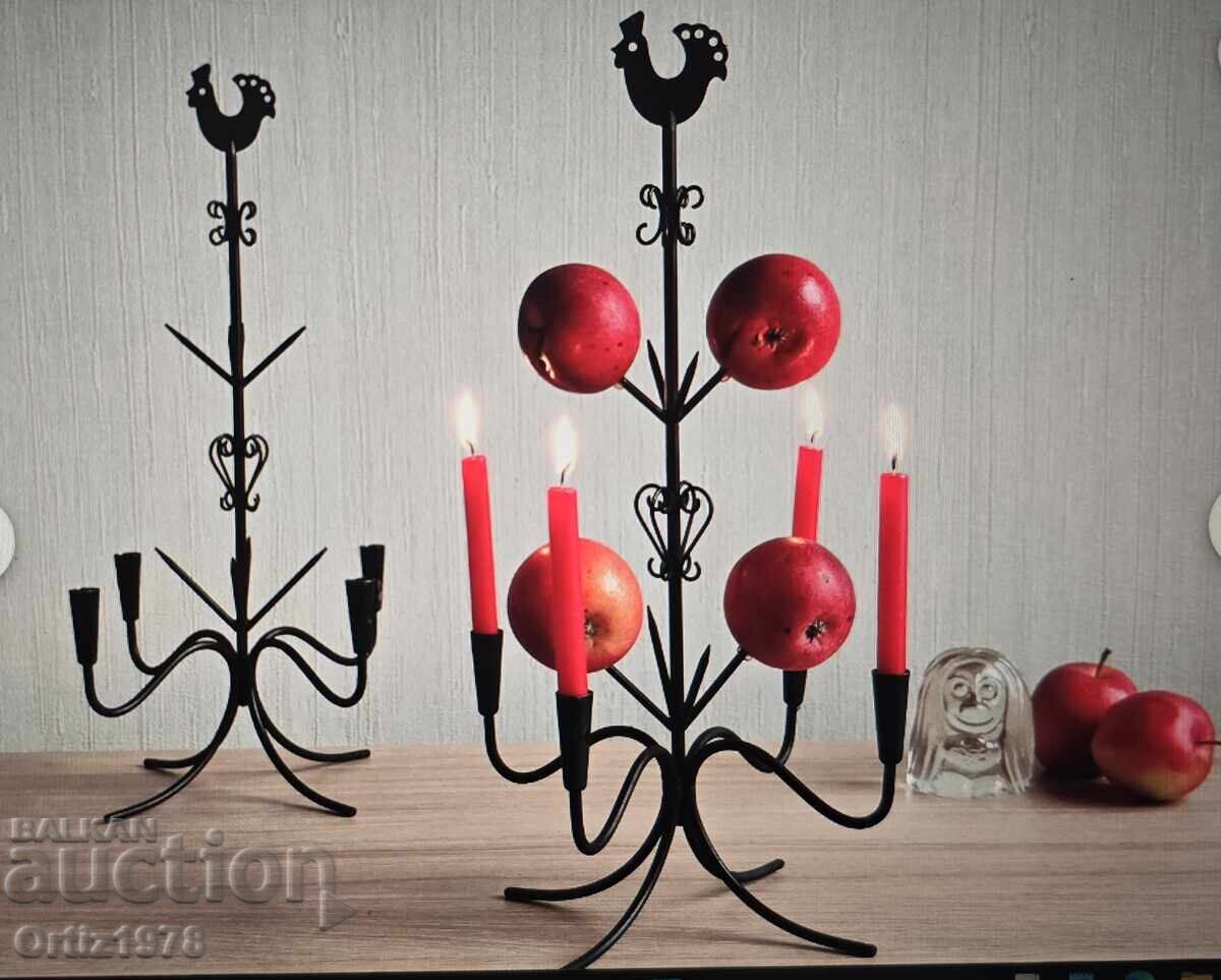Wrought Iron Candlestick, Gunnar Ander Ystad, 1960s – Sweden - 6