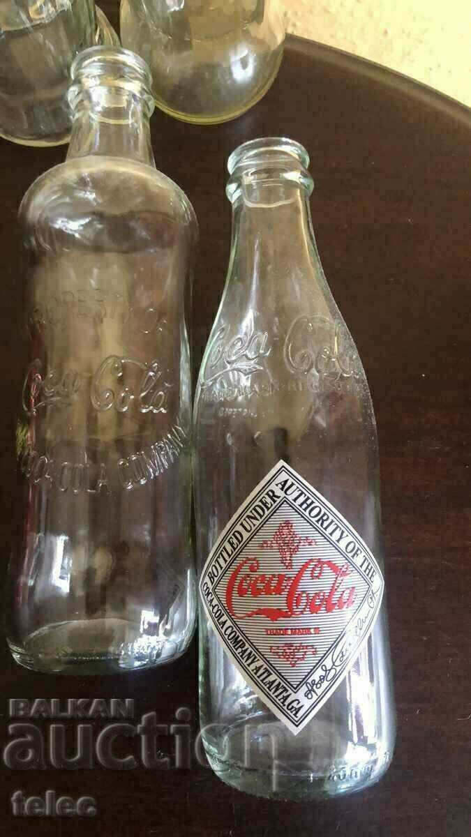 Auction Set of 4 collectible Coca Cola bottles - Reduced price Auction Set of 4 collectible Coca Cola bottles - Reduced price