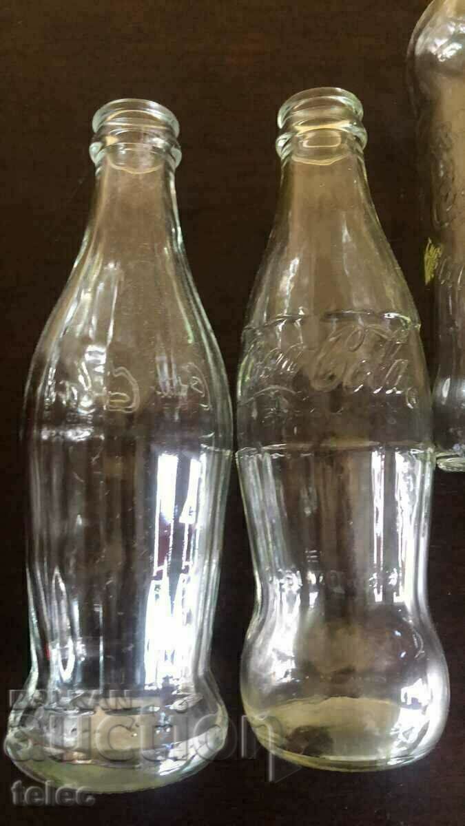 Delivery of Set of 4 collectible Coca Cola bottles - Reduced price Delivery of Set of 4 collectible Coca Cola bottles - Reduced price