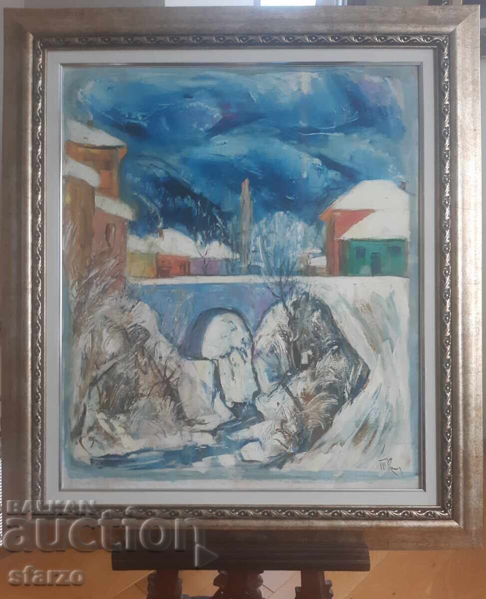 Tablou vechi Todor Kalpakchiev cu preț € 950.00 | 1858.04 BGN