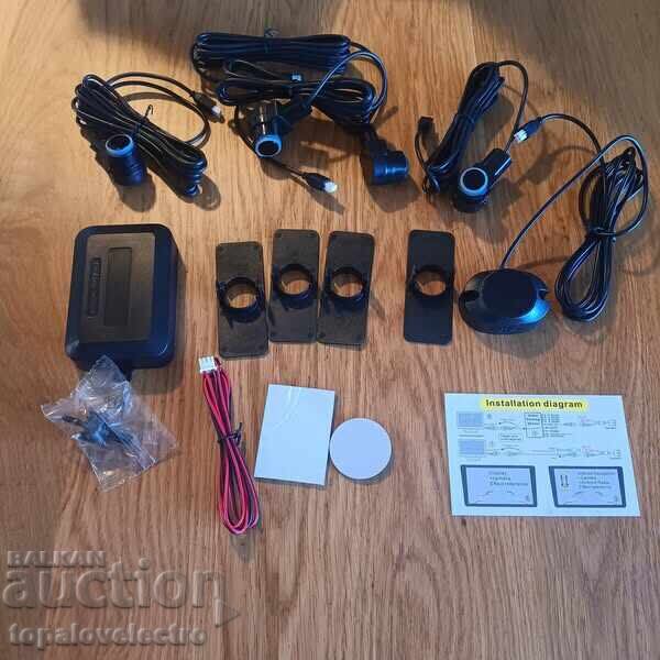 НОВИ! Паркинг сензори за кола с 4 ултразвукови датчика, със с цена 38.00 лв. | € 19.43