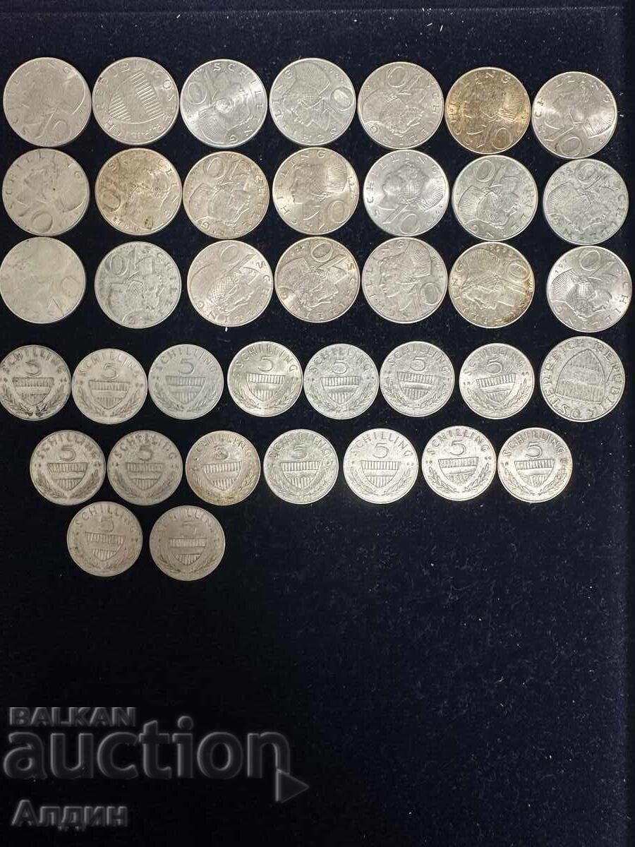 10 Shillings Various Years