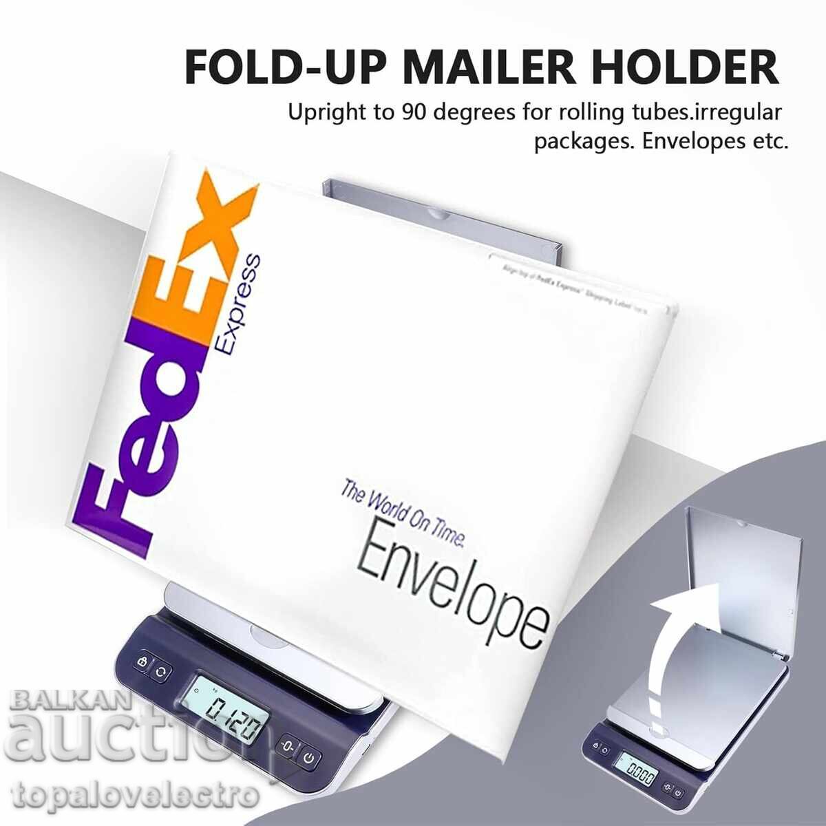 Digital postal scale 39 kg, with display, with defects with price 7.00 BGN | € 3.58