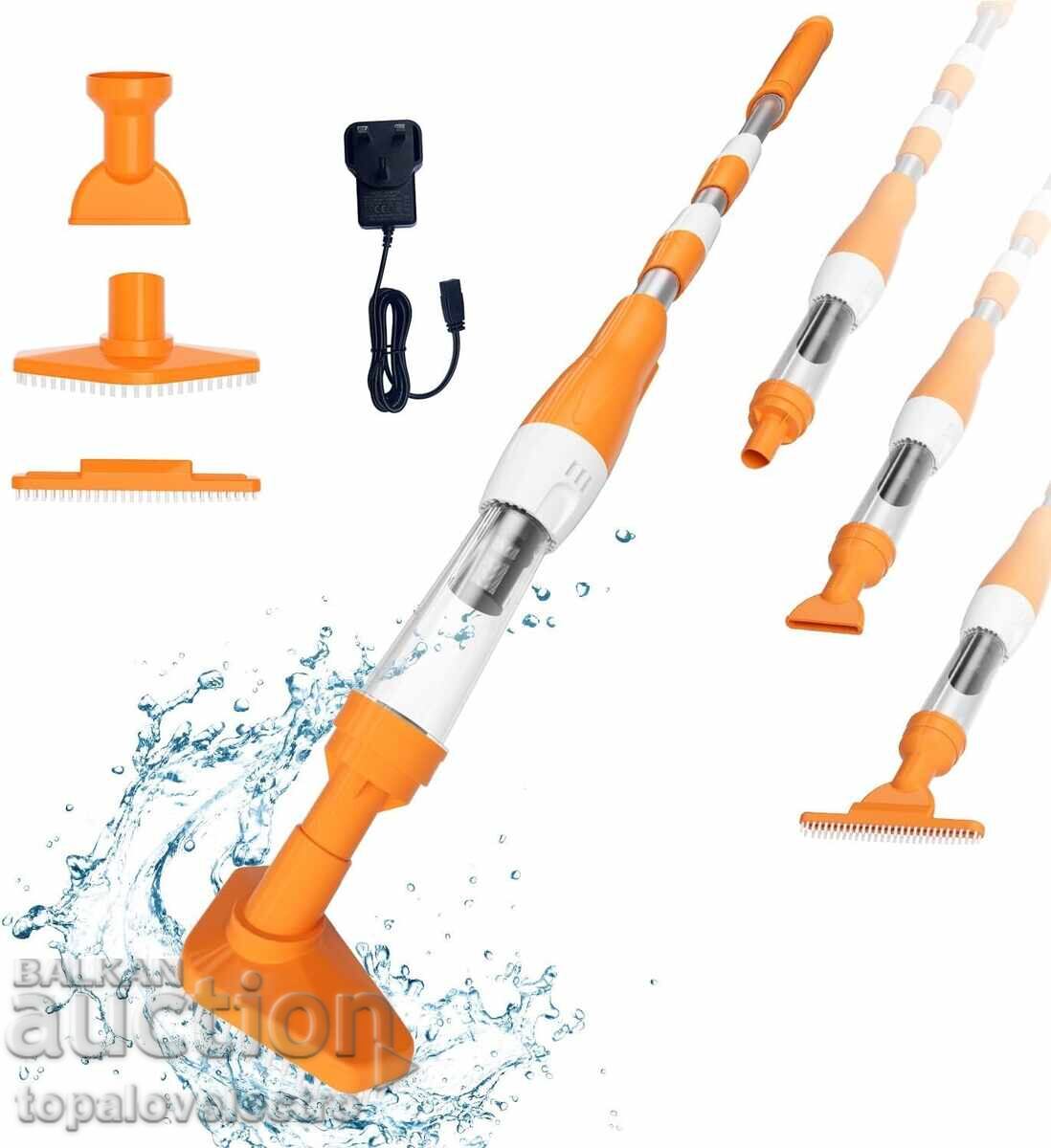 PoolyPoly 3 în 1 aspirator de piscină fără fir, portocaliu PoolyPoly 3 în 1 aspirator de piscină fără fir, portocaliu