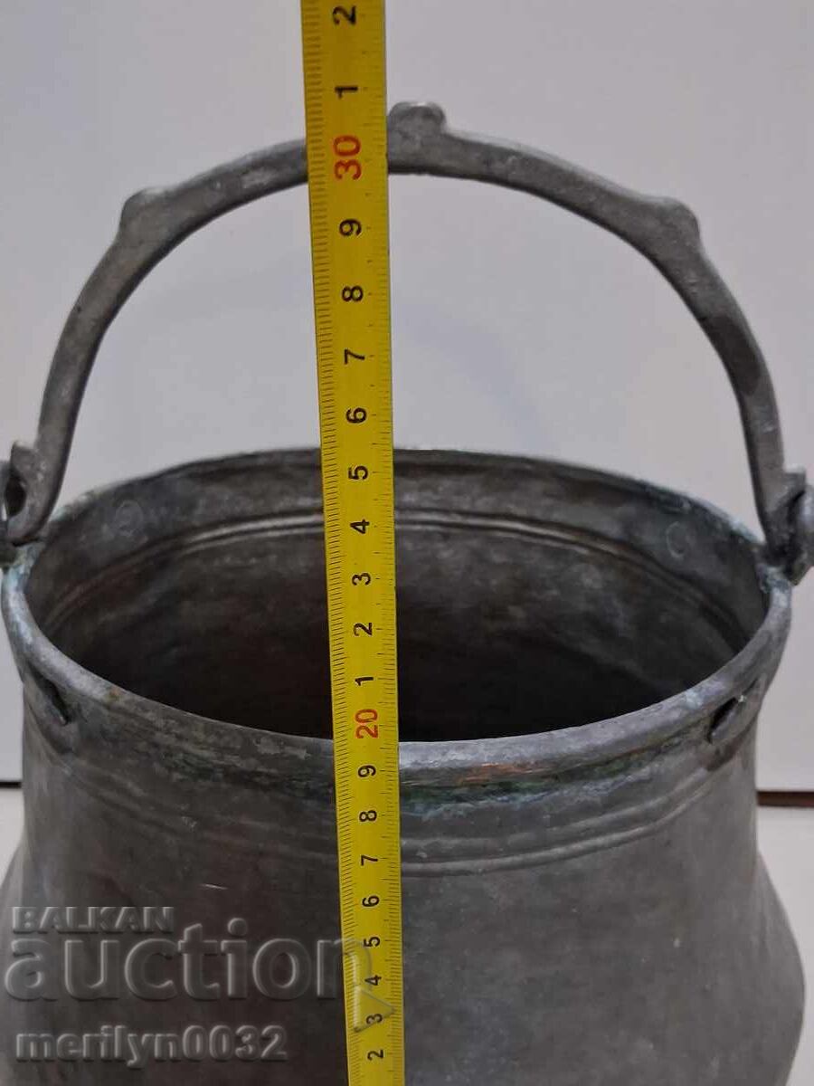 Δημοπρασία Παλιό καζάνι χάλκινο χάλκινο κονσερβοποιημένο νόμισμα