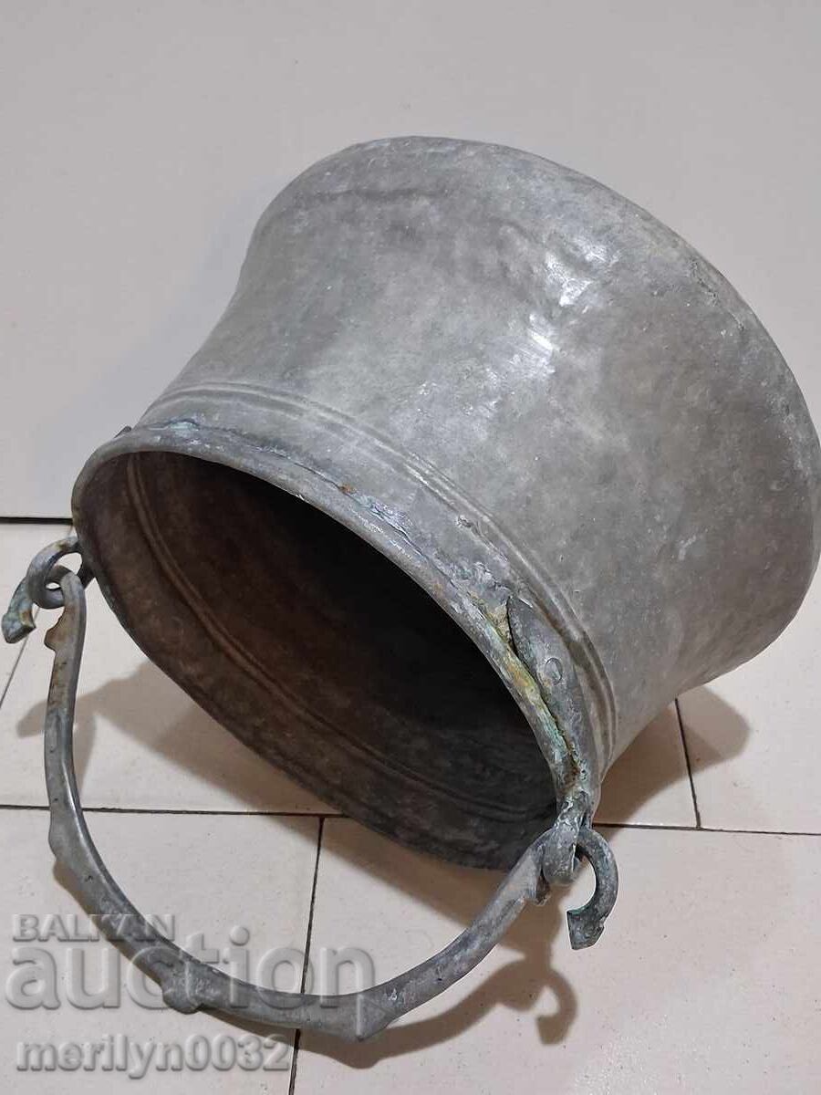 Παλιό καζάνι χάλκινο χάλκινο κονσερβοποιημένο νόμισμα - 5