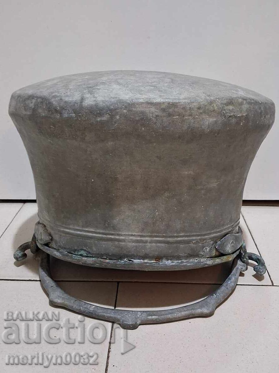 Παλιό καζάνι χάλκινο χάλκινο κονσερβοποιημένο νόμισμα - 6