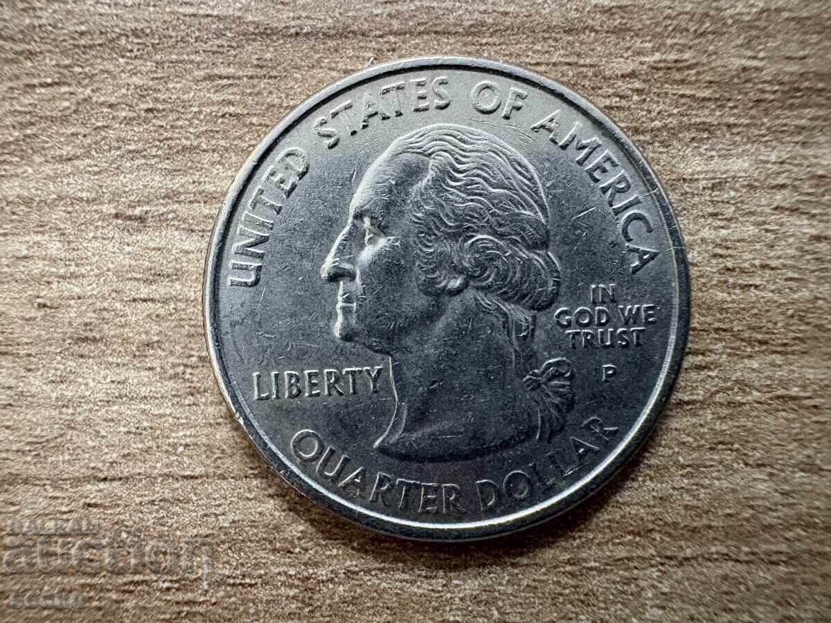 ΗΠΑ - 1/4 δολάριο (2000) - Βιρτζίνια - Ρ με τιμή 0.90 BGN | € 0.46