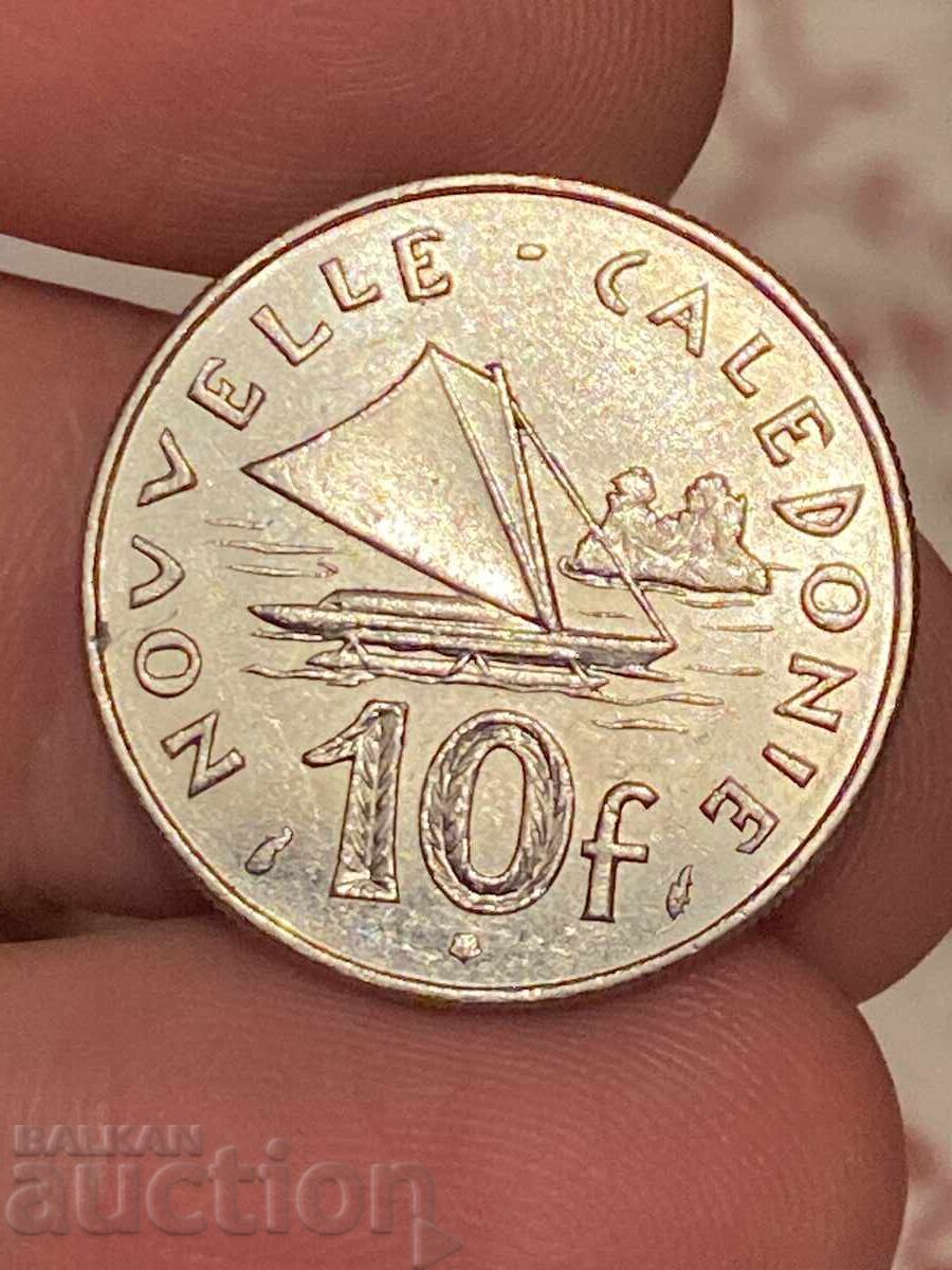 Noua Caledonie Franceză 10 franci 1992