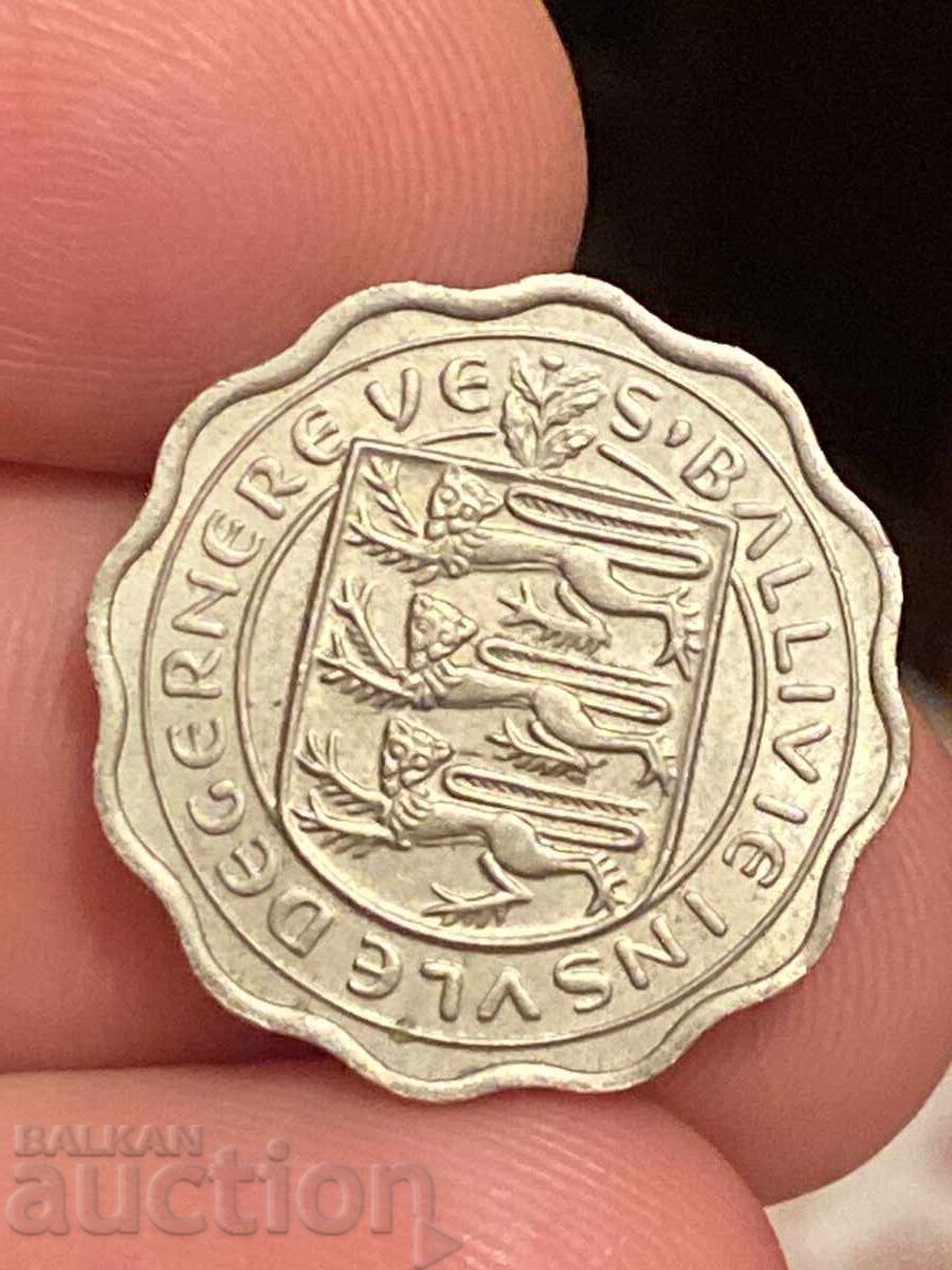 Ηνωμένο Βασίλειο Γκέρνσεϊ 3 πένες 1956 UNC με τιμή 6.00 BGN | € 3.07