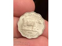 Ηνωμένο Βασίλειο Γκέρνσεϊ 3 πένες 1956 UNC