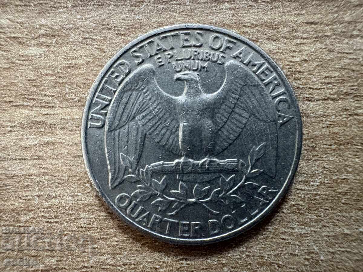 USA - 1/4 Dollar (1981) - D