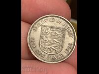 Ηνωμένο Βασίλειο Τζέρσεϊ 5 πένες 1968 Ελισάβετ