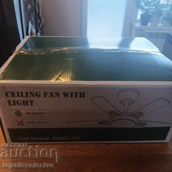 NOU! Ventilator de tavan cu iluminare și telecomandă - 7
