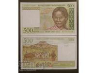 Madagascar, Madagascar, 500 Francs, 1994, UNC