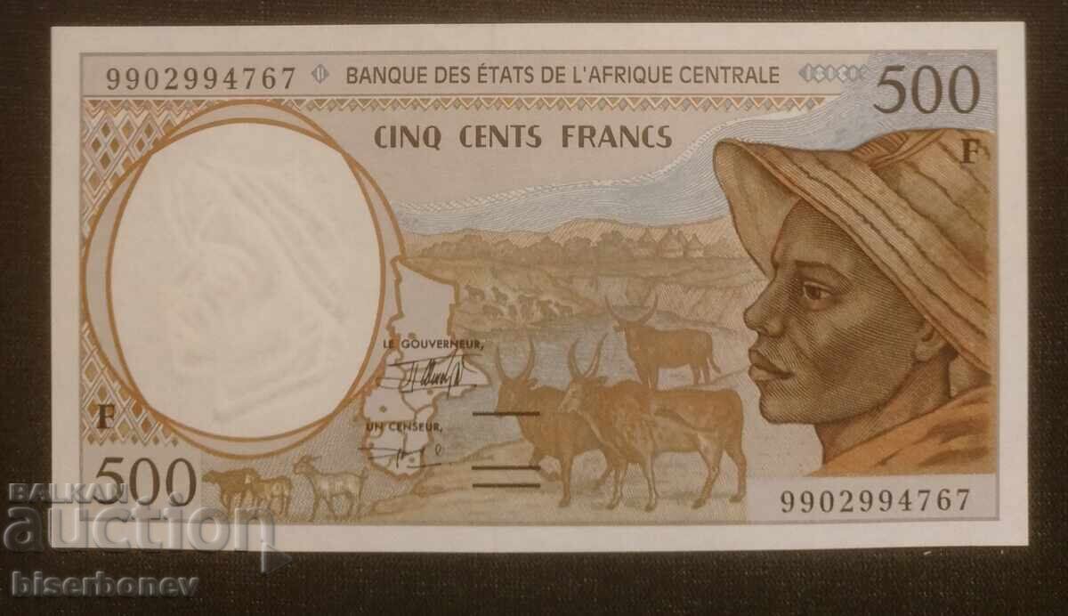 Κεντροαφρικανική Δημοκρατία, 500 φράγκα 2000, UNC