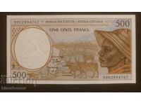 Централно-африканска Република, 500 франка 2000 г, UNC