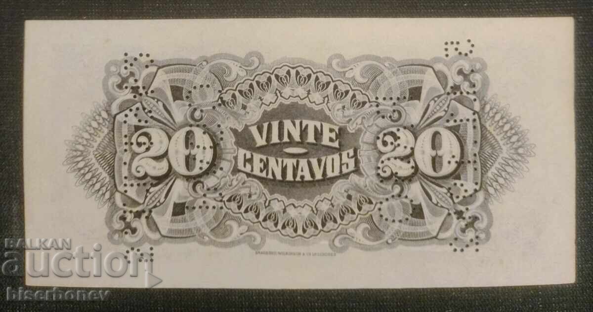 Мозамбик, 20 центавос 1933 г, UNC с цена 12.00 лв. | € 6.14 Мозамбик, 20 центавос 1933 г, UNC с цена 12.00 лв. | € 6.14